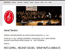 Tablet Screenshot of izmirkulturmusikidernegi.com